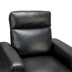 Brown Leather Power Recliner with USB Port - Single Seat