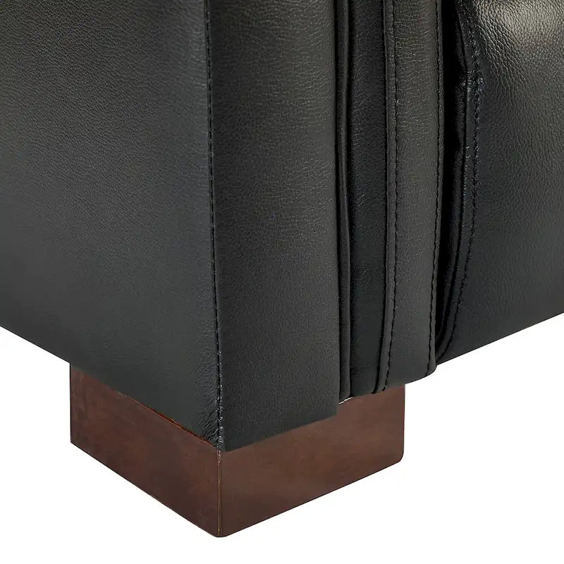 Brown Leather Power Recliner with USB Port - Single Seat
