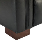 Brown Leather Power Recliner with USB Port - Single Seat