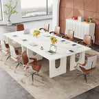 Modern Office Executive Desk, 70.9  Large Computer Desk Conference Table for Meeting