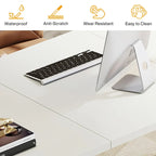 Modern Office Executive Desk, 70.9  Large Computer Desk Conference Table for Meeting