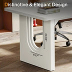Modern Office Executive Desk, 70.9  Large Computer Desk Conference Table for Meeting