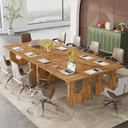 Modern Office Executive Desk, 70.9  Large Computer Desk Conference Table for Meeting