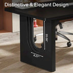 Modern Office Executive Desk, 70.9  Large Computer Desk Conference Table for Meeting