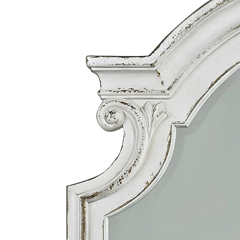 White Tufted Upholstered Queen/King Bed