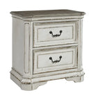 White Tufted Upholstered Queen/King Bed