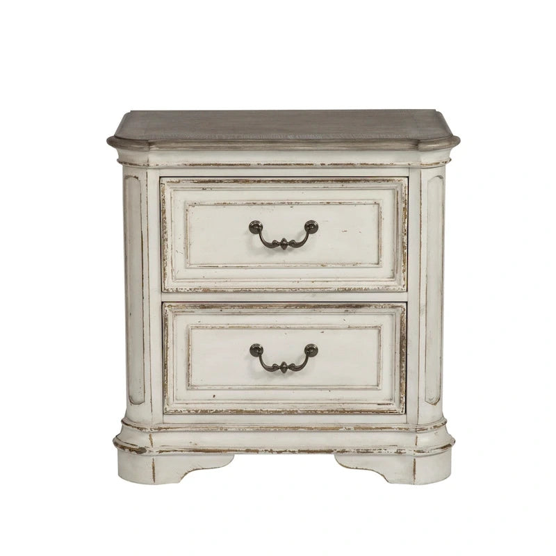 White Tufted Upholstered Queen/King Bed