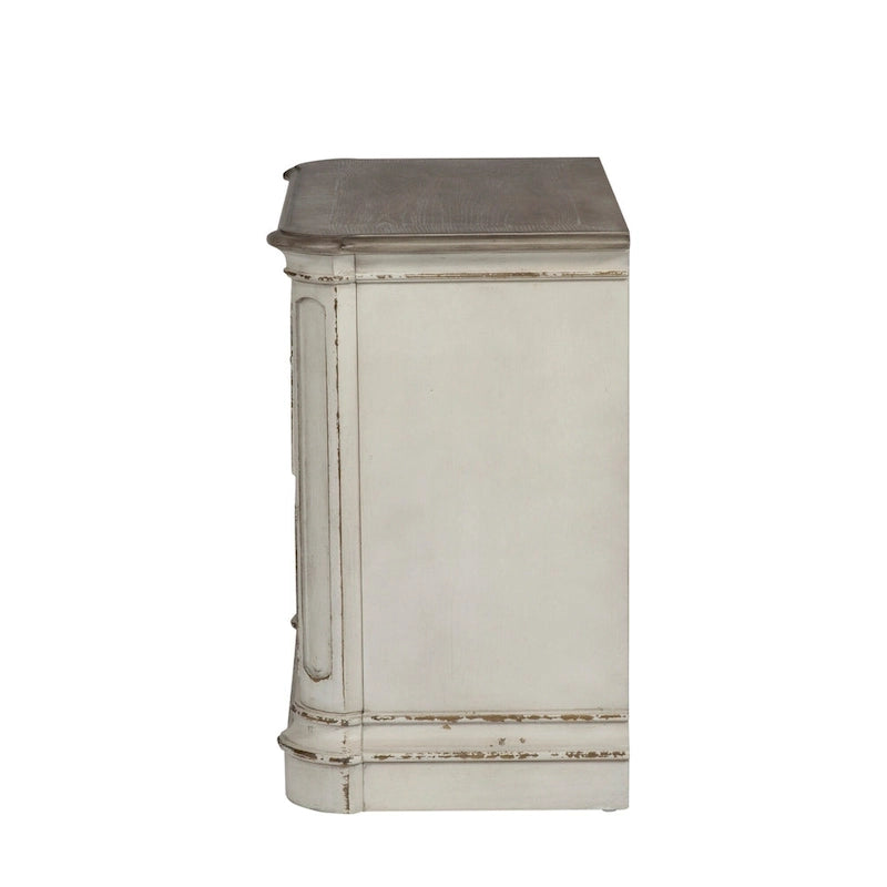 White Tufted Upholstered Queen/King Bed