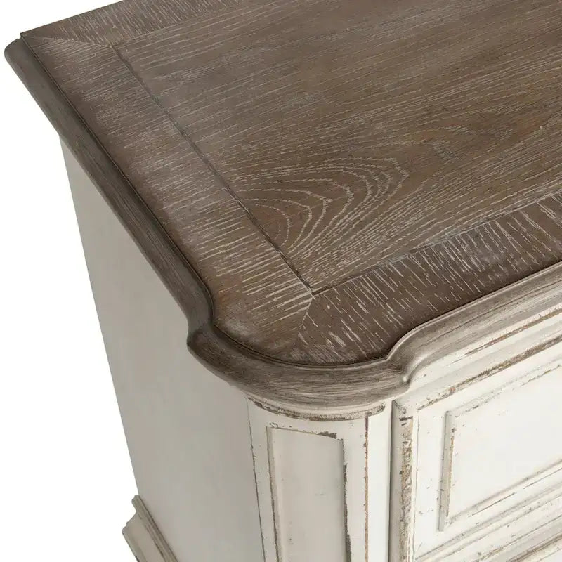 White Tufted Upholstered Queen/King Bed