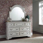 White Tufted Upholstered Queen/King Bed