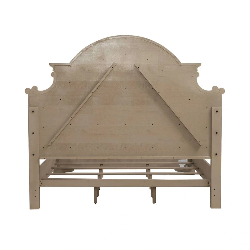 White Tufted Upholstered Queen/King Bed