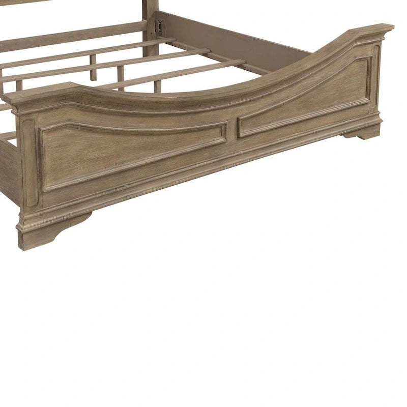 White Tufted Upholstered Queen/King Bed
