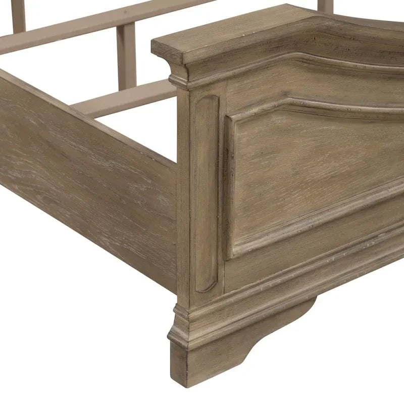 White Tufted Upholstered Queen/King Bed