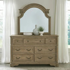 White Tufted Upholstered Queen/King Bed