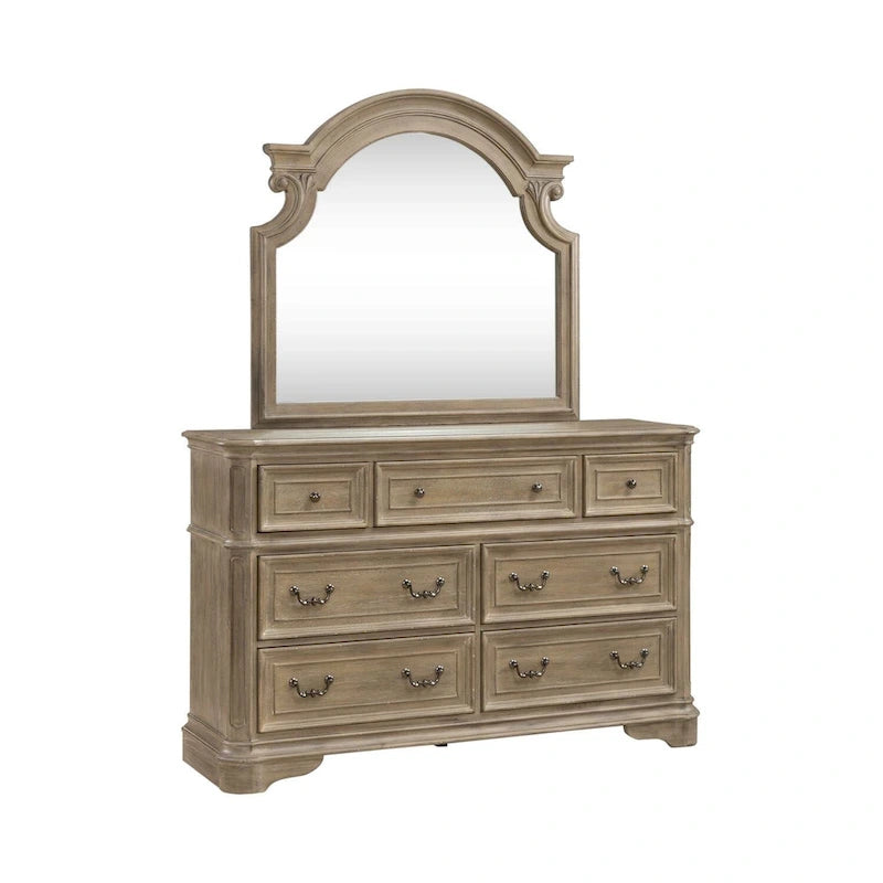 White Tufted Upholstered Queen/King Bed