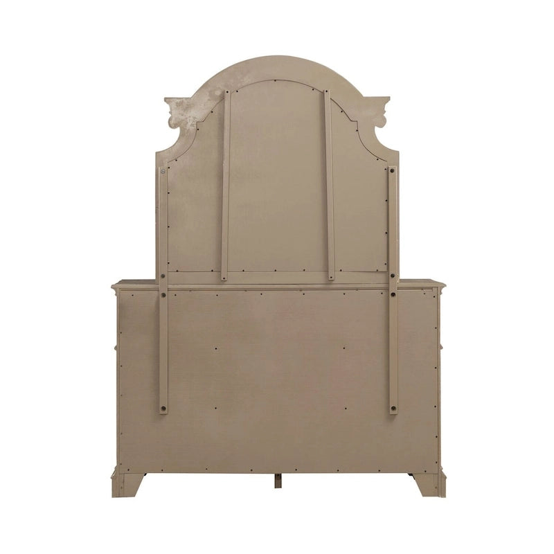 White Tufted Upholstered Queen/King Bed