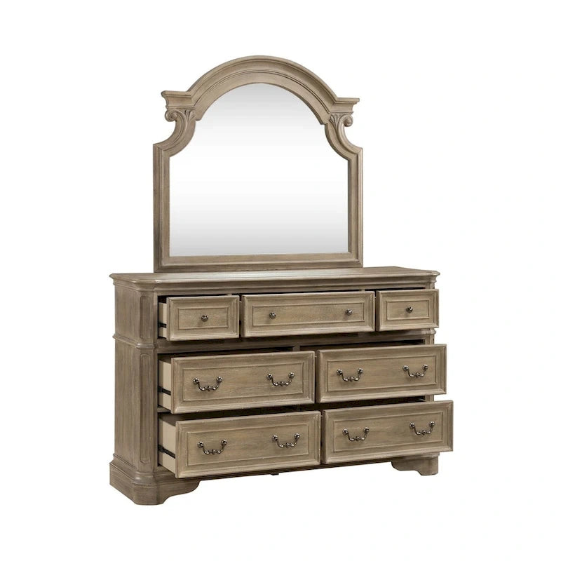 White Tufted Upholstered Queen/King Bed