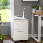 Modern 24.8  2-drawer Rolling Locking Steel File Cabinet
