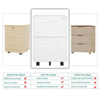 Modern 24.8  2-drawer Rolling Locking Steel File Cabinet