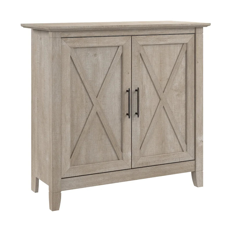 Small Storage Cabinet with Doors - Farmhouse Style