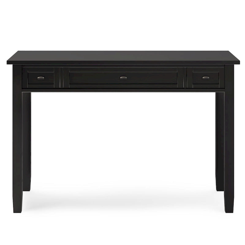 Solid wood transition style desk