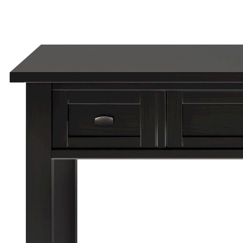 Solid wood transition style desk