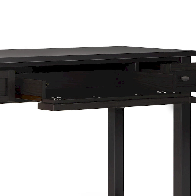 Solid wood transition style desk