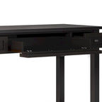 Solid wood transition style desk