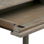 Solid wood transition style desk