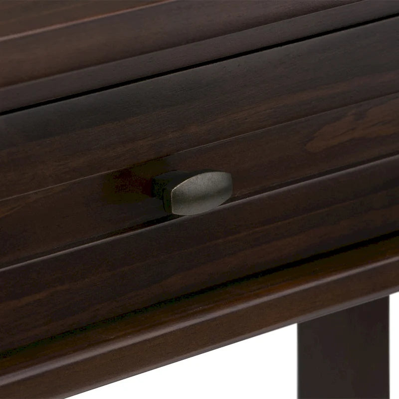 Solid wood transition style desk