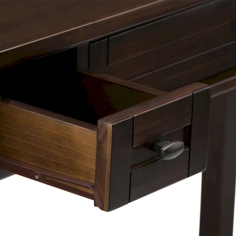 Solid wood transition style desk