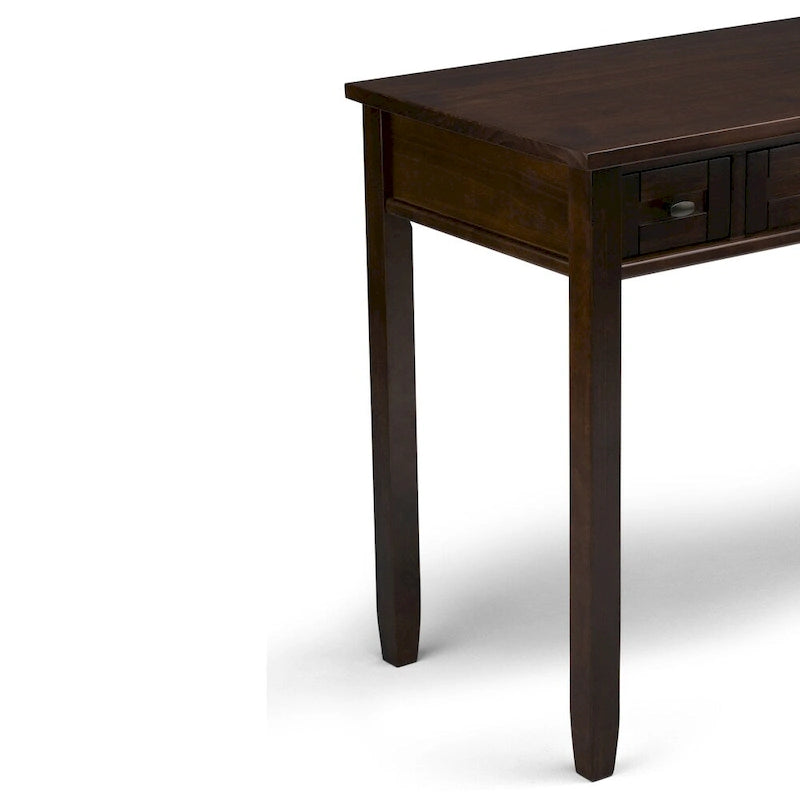Solid wood transition style desk