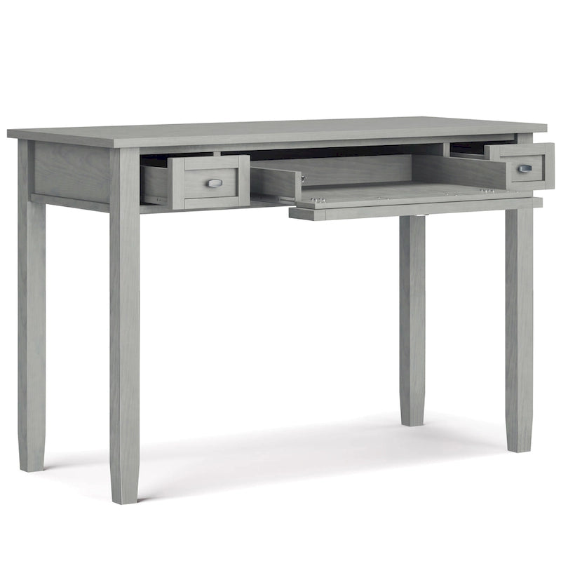 Solid wood transition style desk