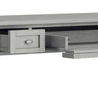 Solid wood transition style desk