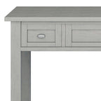 Solid wood transition style desk