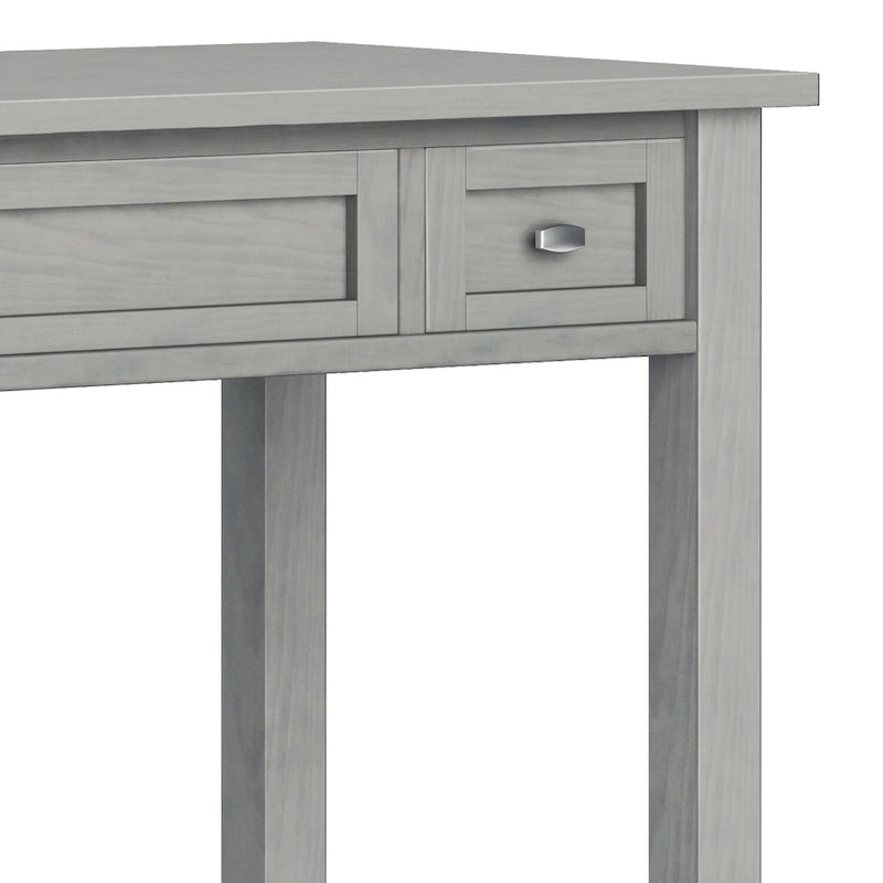 Solid wood transition style desk