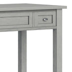 Solid wood transition style desk