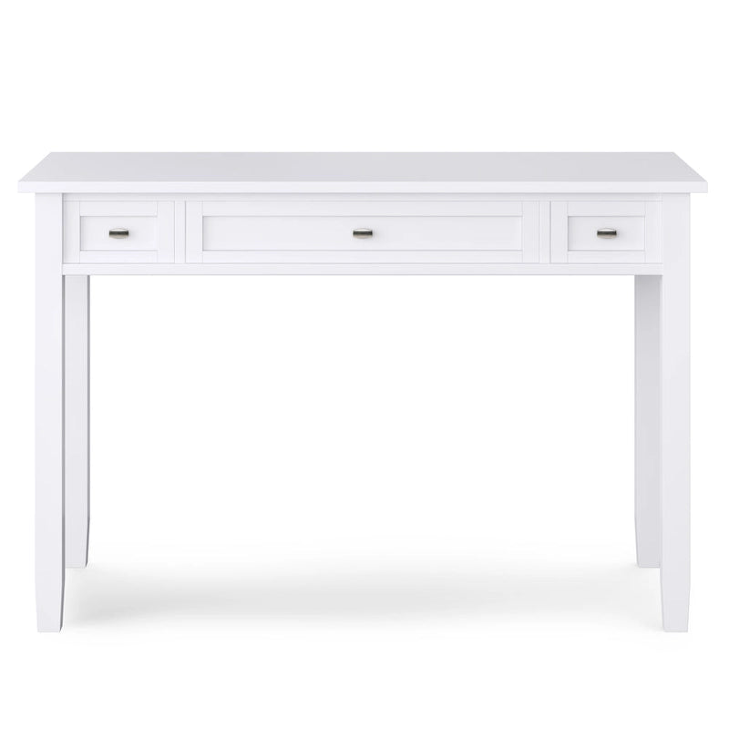 Solid wood transition style desk
