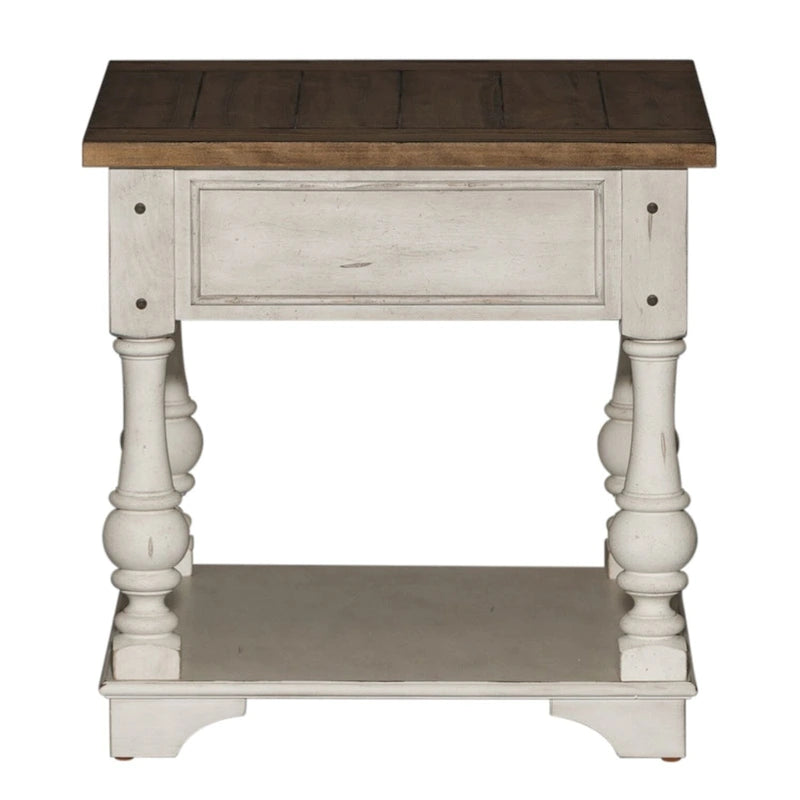 Antique White 3-Piece Table Set - 1 Round Cocktail & 2 End Tables