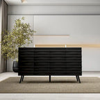 Sleek Black Buffet Cabinet Home Decor Console Table Side Table Wood
