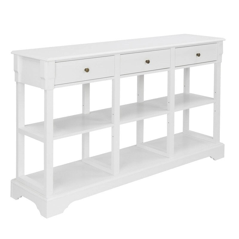 Console Table with Ample Storage for Entryway Living Room