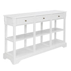 Console Table with Ample Storage for Entryway Living Room