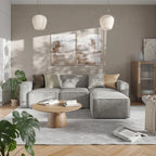 Contemporary Modular Sectional Sofa Right Side Chair with Armrest