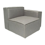 Contemporary Modular Sectional Sofa Right Side Chair with Armrest