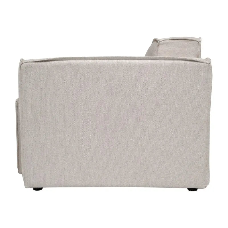 Contemporary Modular Sectional Sofa Right Side Chair with Armrest