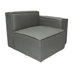 Contemporary Modular Sectional Sofa Right Side Chair with Armrest