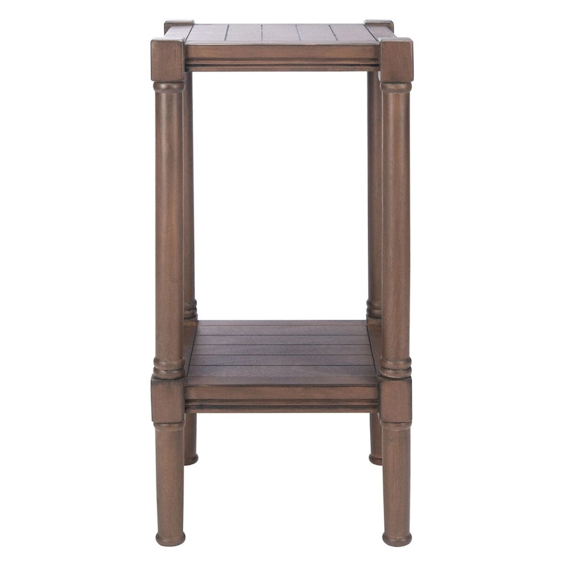 Square Accent Table - Pine Wood - 13.8"W x 13.8"D x 28.3"H