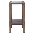 Square Accent Table - Pine Wood - 13.8"W x 13.8"D x 28.3"H