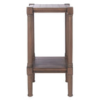 Square Accent Table - Pine Wood - 13.8"W x 13.8"D x 28.3"H