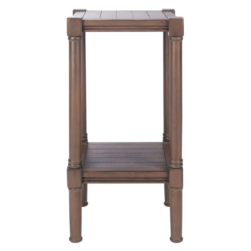 Square Accent Table - Pine Wood - 13.8"W x 13.8"D x 28.3"H